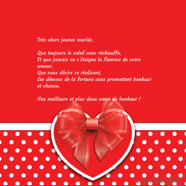 Valentinas2 Très chers jeunes mariés,
Que toujours le soleil Valentinas2