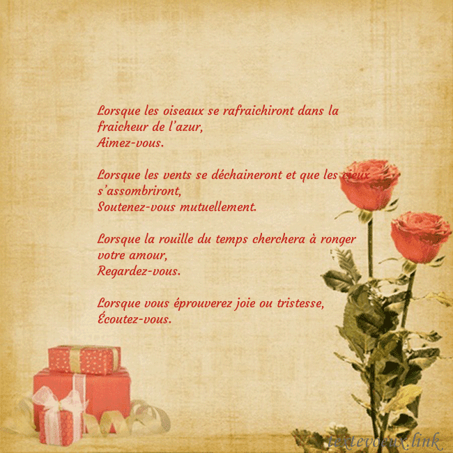 Carte de vœux avec roses et cadeaux