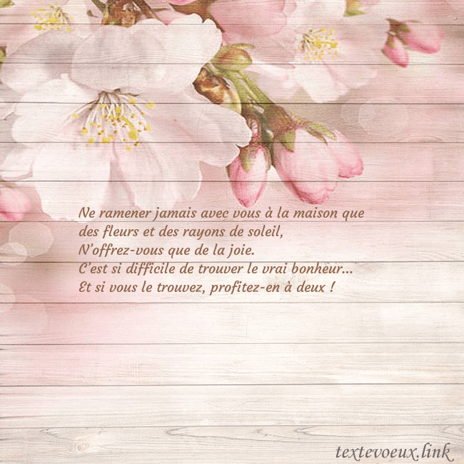 Carte de voeux avec des fleurs de pommier