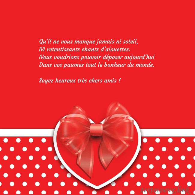 Valentinas2 Qu’il ne vous manque jamais ni soleil,
Ni retentis Valentinas2