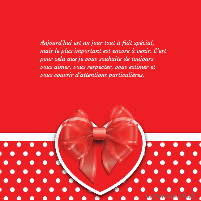 Valentinas2 Aujourd’hui est un jour tout à fait spécial, mais Valentinas2