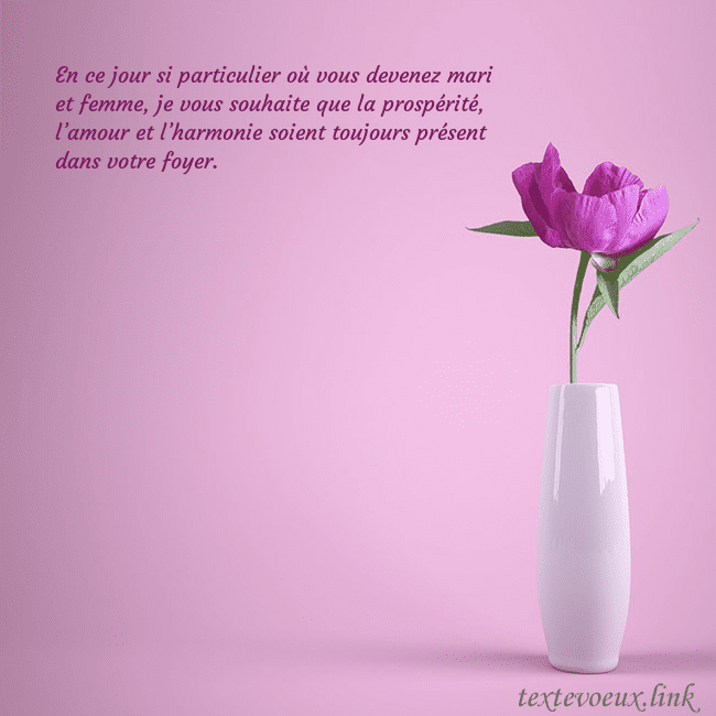 Carte postale électronique avec une pivoine dans un vase