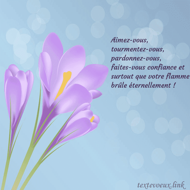 Cartes de vœux avec crocus