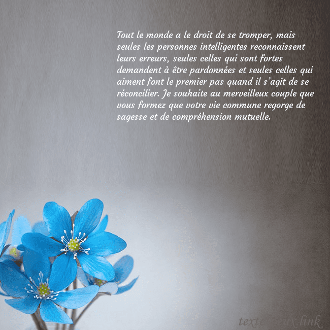Carte postale avec violettes Tout le monde a le droit de se tromper, mais seule Carte postale avec violettes