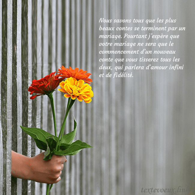 Carte électronique avec un bouquet de fleurs Nous savons tous que les plus beaux contes se term Carte électronique avec un bouquet de fleurs