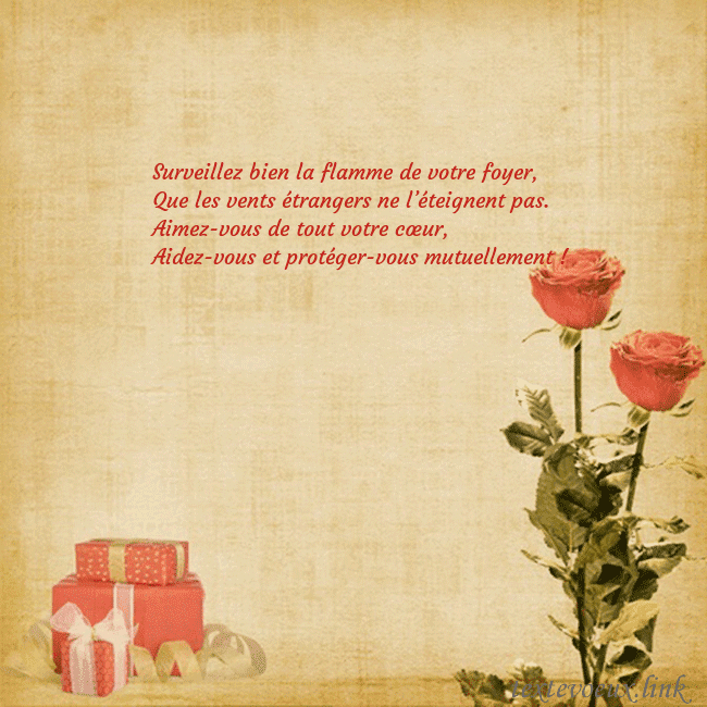 Carte de vœux avec roses et cadeaux Surveillez bien la flamme de votre foyer,
Que les Carte de vœux avec roses et cadeaux