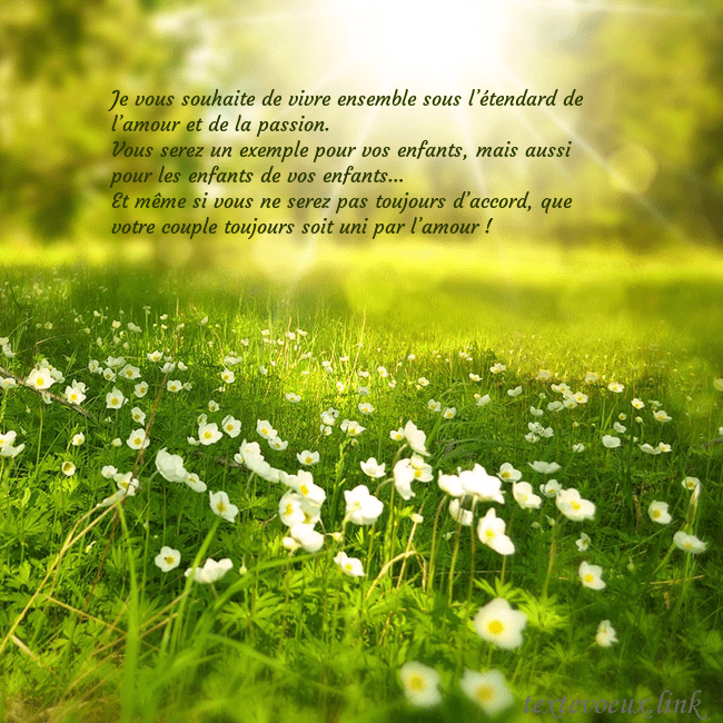 Carte électronique avec soleil et prairie Je vous souhaite de vivre ensemble sous l’étendard Carte électronique avec soleil et prairie