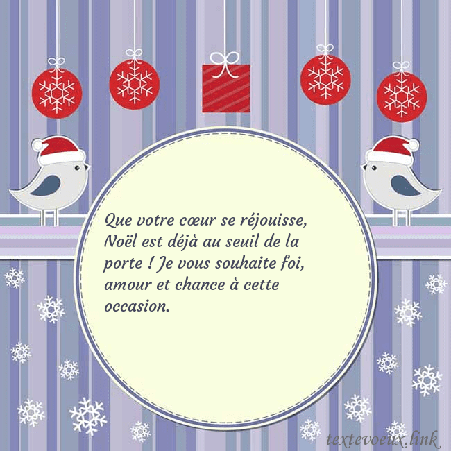 Cartes de vœux avec des oiseaux de Noël
