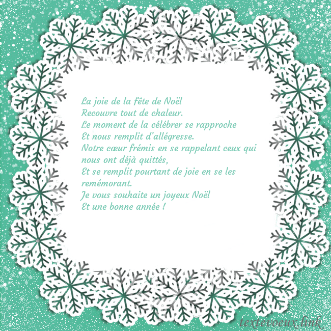Carte de vœux avec des flocons de neige La joie de la fête de Noël
Recouvre tout de chale Carte de vœux avec des flocons de neige