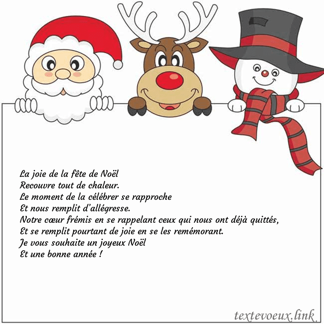 Carte de vœux avec le père Noël, le cerf et le bonhomme de neige La joie de la fête de Noël
Recouvre tout de chale Carte de vœux avec le père Noël, le cerf et le bonhomme de neige