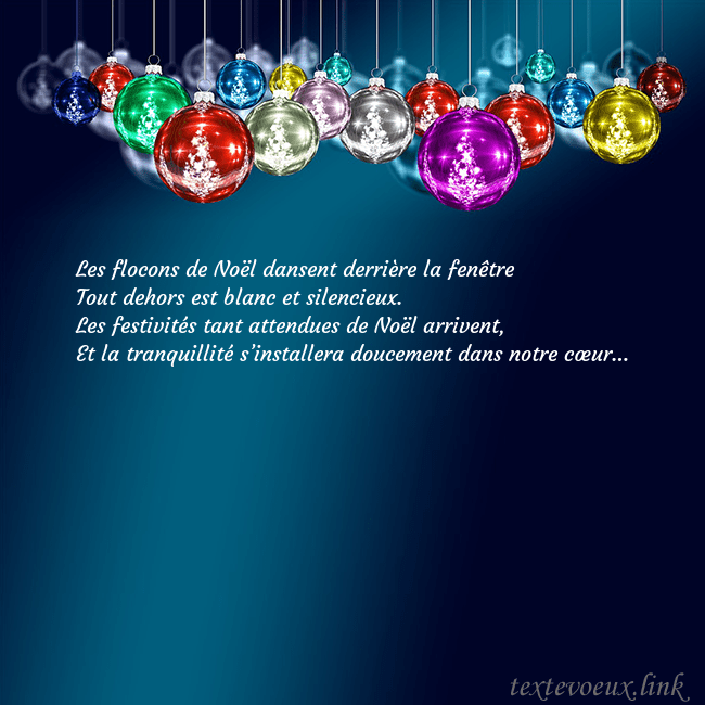 Carte postale bleue avec des jouets d'arbre de Noël Les flocons de Noël dansent derrière la fenêtre
To Carte postale bleue avec des jouets d'arbre de Noël