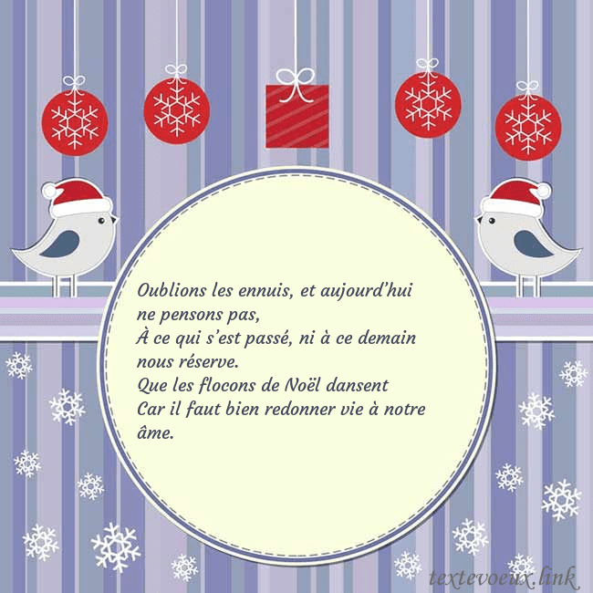 Cartes de vœux avec des oiseaux de Noël Oublions les ennuis, et aujourd’hui ne pensons pas Cartes de vœux avec des oiseaux de Noël