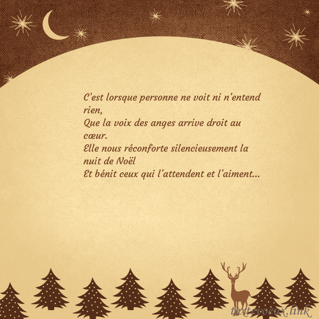 Carte postale marron avec étoiles et lune C’est lorsque personne ne voit ni n’entend rien,
Q Carte postale marron avec étoiles et lune