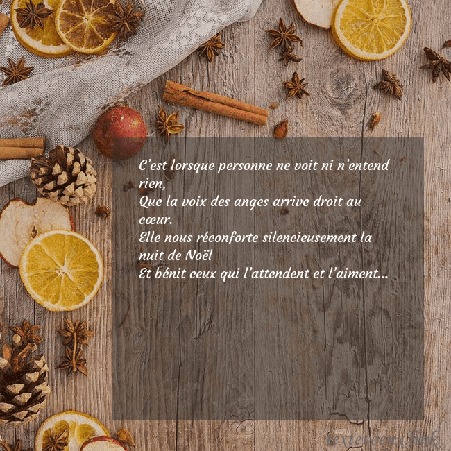 Une carte postale qui sent bon Noël