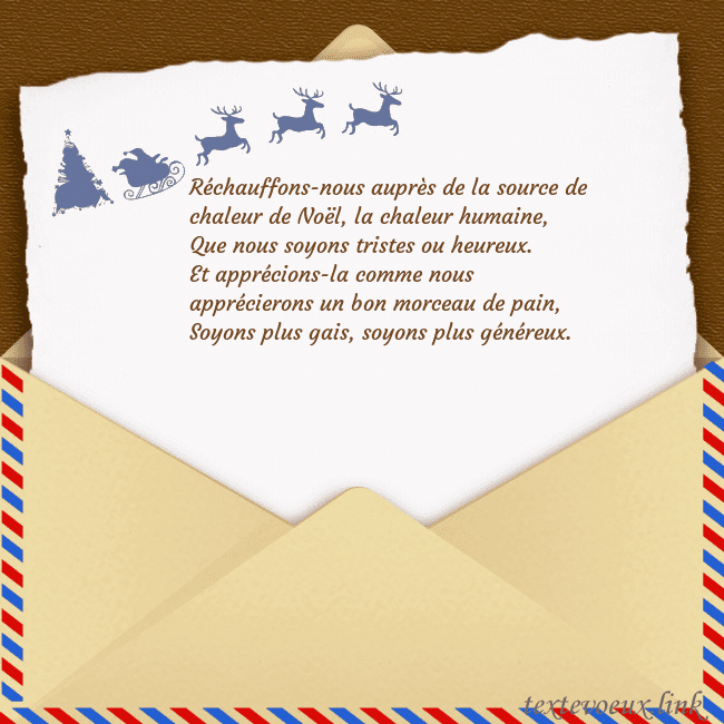 Carte postale avec enveloppe et cerf Réchauffons-nous auprès de la source de chaleur de Carte postale avec enveloppe et cerf