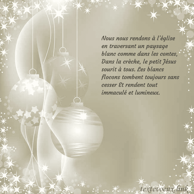 Carte de vœux avec décorations d'arbre de Noël Nous nous rendons à l’église en traversant un pays Carte de vœux avec décorations d'arbre de Noël