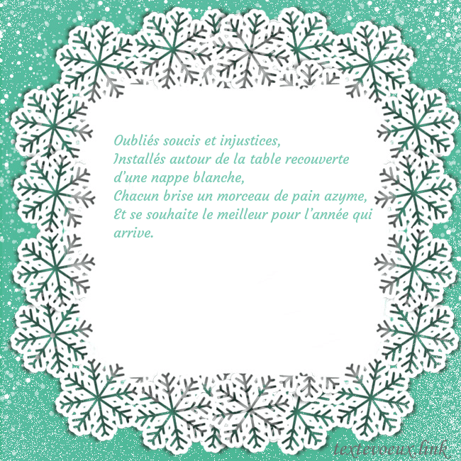 Carte de vœux avec des flocons de neige Oubliés soucis et injustices,
Installés autour de Carte de vœux avec des flocons de neige