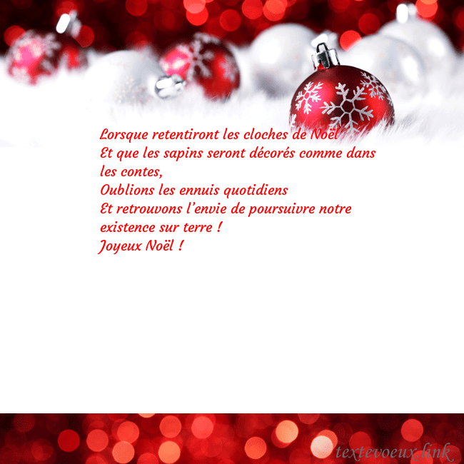 Carte de vœux avec des jouets de Noël rouges Lorsque retentiront les cloches de Noël
Et que les Carte de vœux avec des jouets de Noël rouges