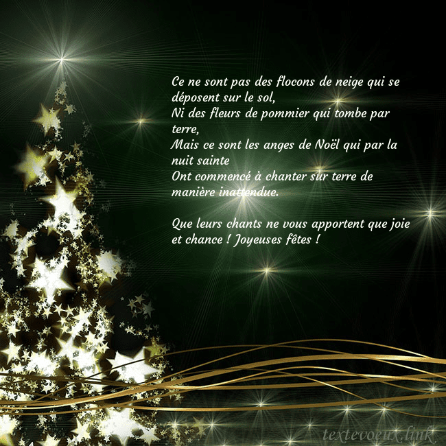 Une carte de Noël verte avec un sapin de Noël scintillant d'or Ce ne sont pas des flocons de neige qui se déposen Une carte de Noël verte avec un sapin de Noël scintillant d'or