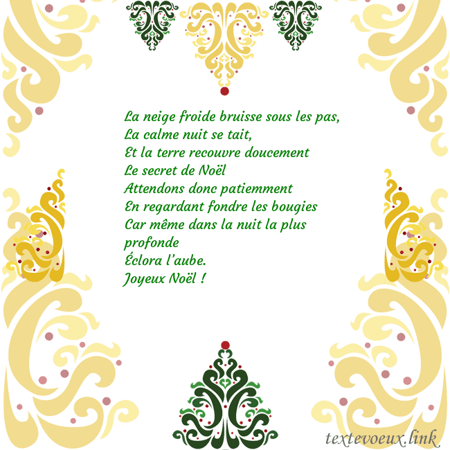 Carte de vœux avec des décorations de Noël