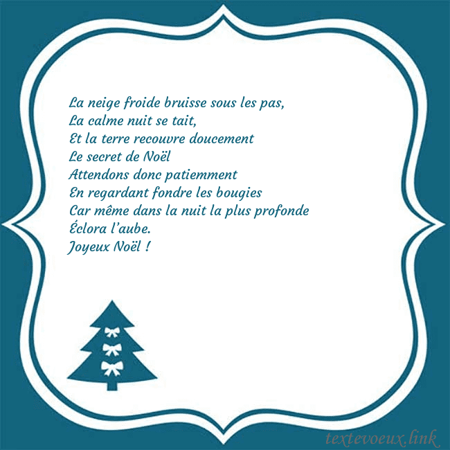 Cartes de vœux du nouvel an avec un sapin de Noël bleu La neige froide bruisse sous les pas,
La calme nui Cartes de vœux du nouvel an avec un sapin de Noël bleu