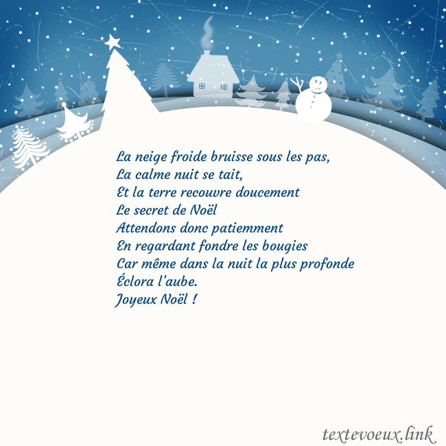 Carte de vœux avec ville blanche La neige froide bruisse sous les pas,
La calme nui Carte de vœux avec ville blanche