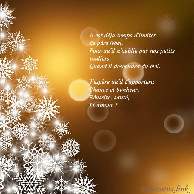 Carte postale avec un sapin de Noël fait de flocons de neige Il est déjà temps d’inviter
Le père Noël,
Pour qu Carte postale avec un sapin de Noël fait de flocons de neige