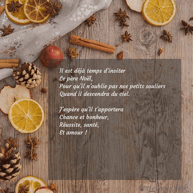 Une carte postale qui sent bon Noël Il est déjà temps d’inviter
Le père Noël,
Pour qu Une carte postale qui sent bon Noël