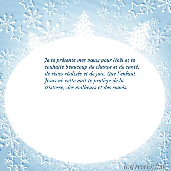 Carte de Noël avec des arbres de Noël blancs et des flocons de neige