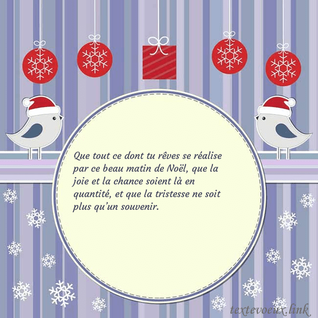 Cartes de vœux avec des oiseaux de Noël