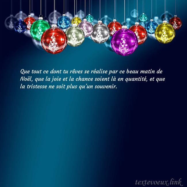 Carte postale bleue avec des jouets d'arbre de Noël