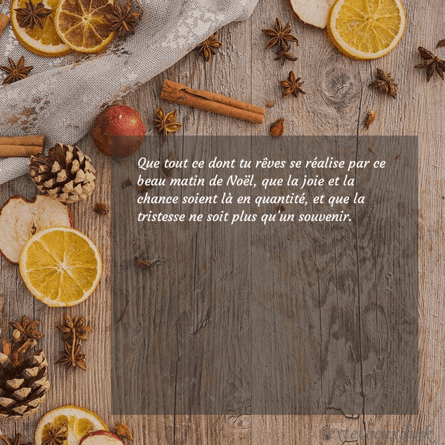 Une carte postale qui sent bon Noël