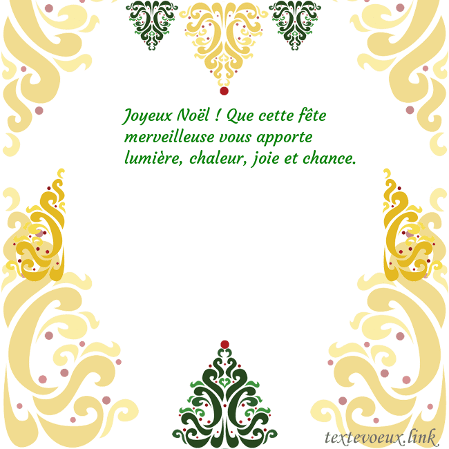 Carte de vœux avec des décorations de Noël
