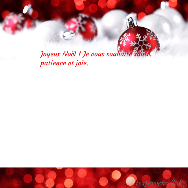 Carte de vœux avec des jouets de Noël rouges