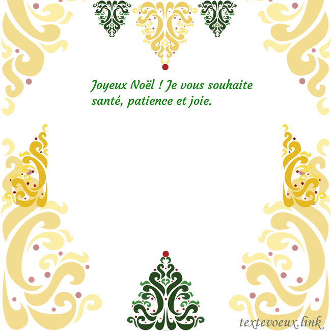 Carte de vœux avec des décorations de Noël