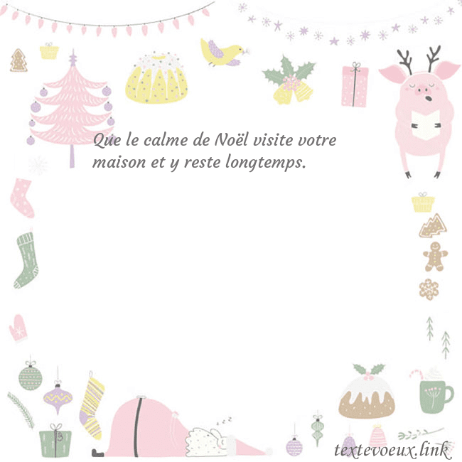 Carte postale du nouvel an avec un cochon