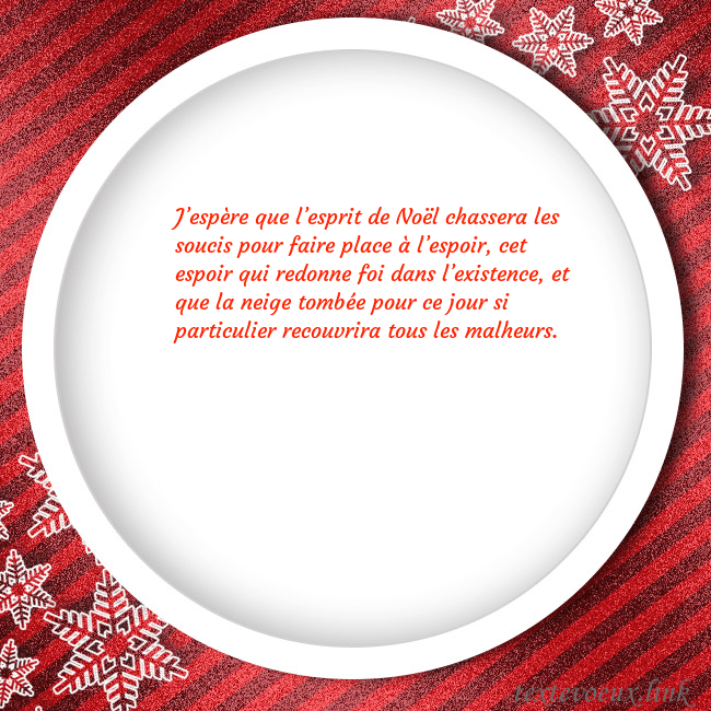 Carte de vœux avec un cadre rouge