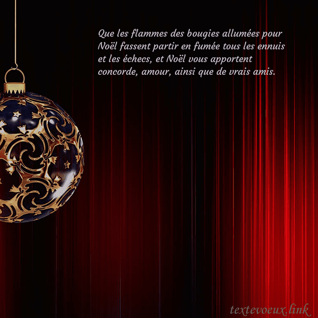 Carte de Noël rouge avec un luxueux jouet d'arbre de Noël