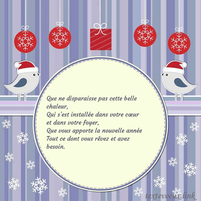 Cartes de vœux avec des oiseaux de Noël