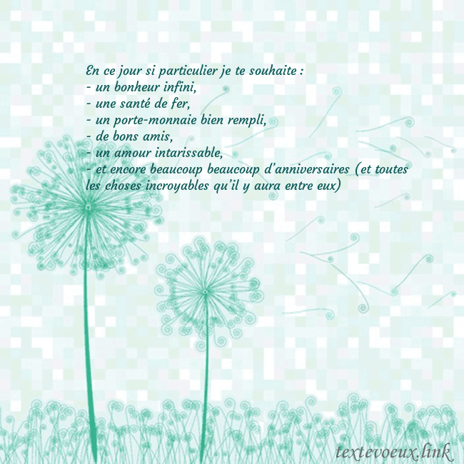 Carte de vœux avec laiteron