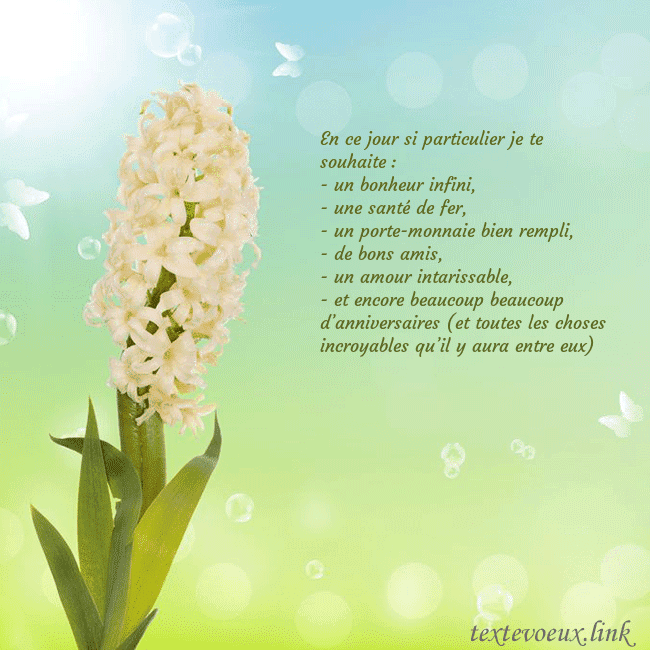 Cartes de vœux avec jacinthe