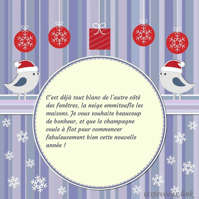 Cartes de vœux avec des oiseaux de Noël C’est déjà tout blanc de l’autre côté des fenêtres Cartes de vœux avec des oiseaux de Noël