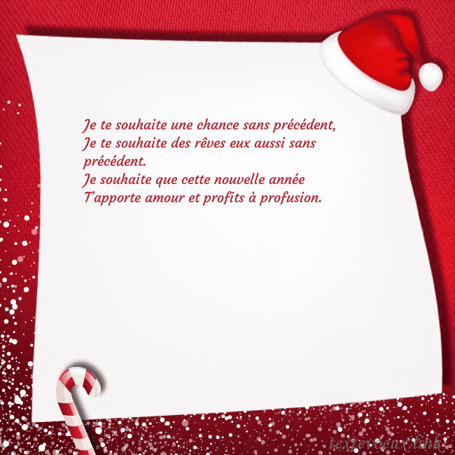 Carte postale avec des bonbons et un chapeau Je te souhaite une chance sans précédent,
Je te so Carte postale avec des bonbons et un chapeau