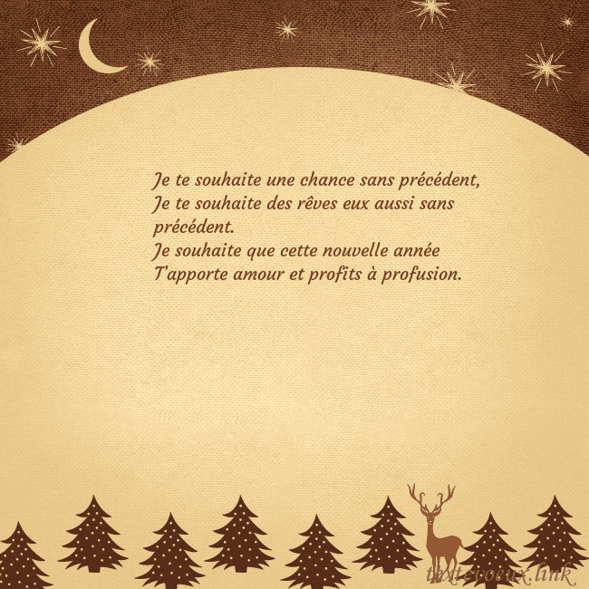 Carte postale marron avec étoiles et lune Je te souhaite une chance sans précédent,
Je te so Carte postale marron avec étoiles et lune