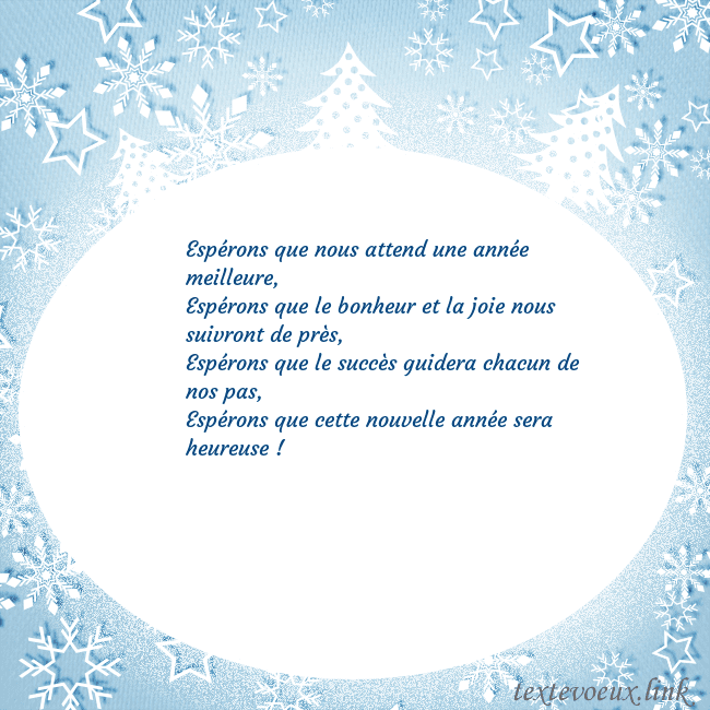 Carte de Noël avec des arbres de Noël blancs et des flocons de neige Espérons que nous attend une année meilleure,
Espé Carte de Noël avec des arbres de Noël blancs et des flocons de neige