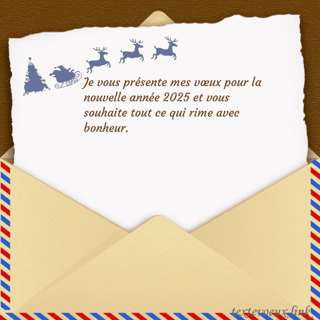 Carte postale avec enveloppe et cerf
