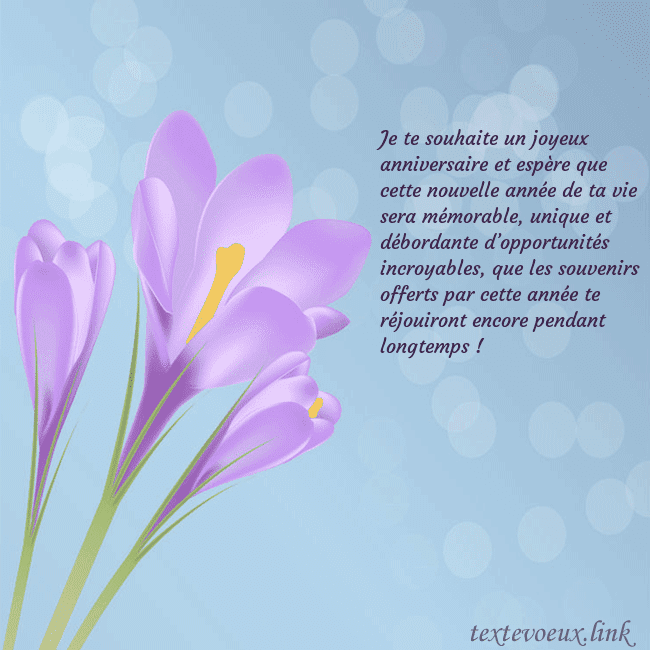 Cartes de vœux avec crocus