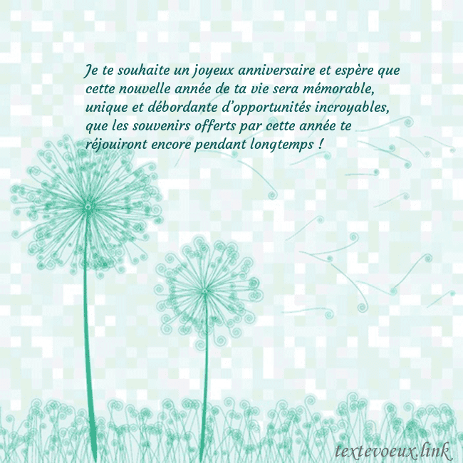 Carte de vœux avec laiteron