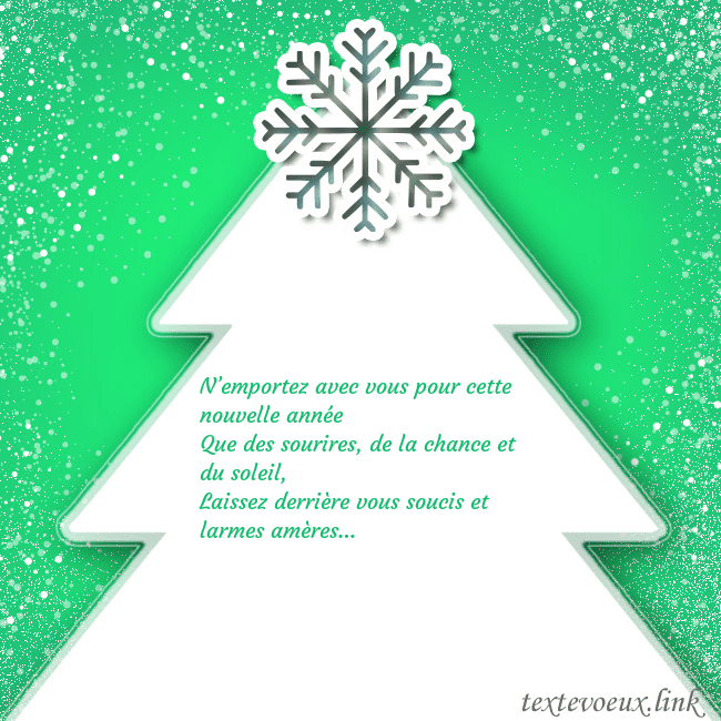 Carte postale avec un grand sapin de Noël blanc sur fond vert N’emportez avec vous pour cette nouvelle année
Qu Carte postale avec un grand sapin de Noël blanc sur fond vert