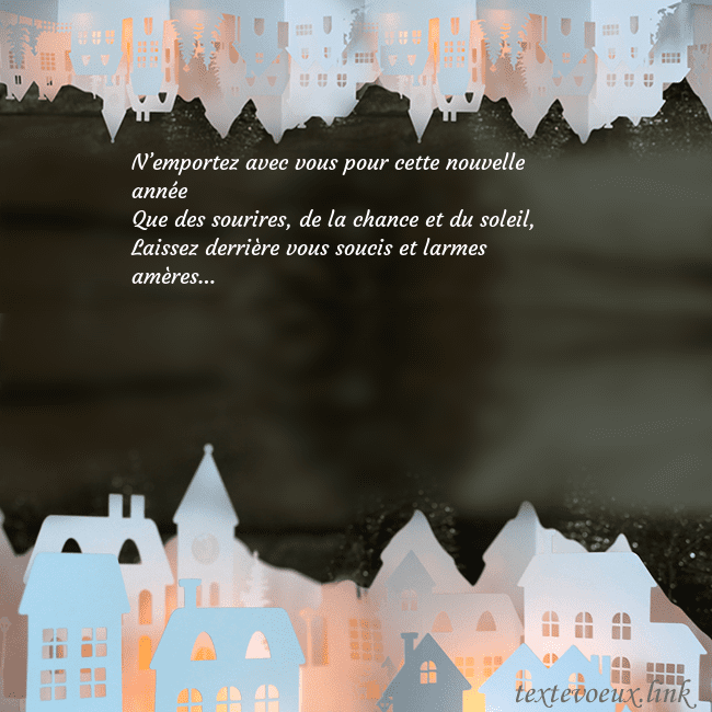 Carte postale du Nouvel An avec une ville rayonnante N’emportez avec vous pour cette nouvelle année
Qu Carte postale du Nouvel An avec une ville rayonnante